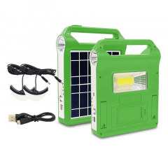 Портативная система освещения Easy Power EP-038A Фонарь с солнечной панелью + 2 LED лампы (3_03012) Белая Церковь