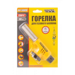 Горелка для газового баллона MASTERTOOL "Комета" с пьезоподжигом Ø20 мм 1300°С 44-5009 Київ
