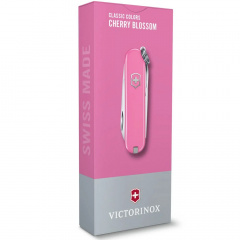 Складной нож Victorinox Classic SD Colors Cherry Blossom 58 мм 7 функций Розовый (0.6223.51G) Ужгород
