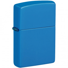 Зажигалка бензиновая Zippo Sky Blue Matte Голубая (48628) Шепетівка