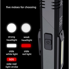 Фонарик многофунциональный аккумуляторный G19 SuperFire 200 Lumen IP31 Сарни