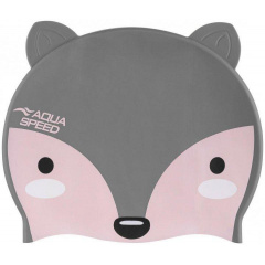 Шапка для плавания Aqua Speed Zoo Fox 9815 Лисица One Size Серый (115-26) Київ