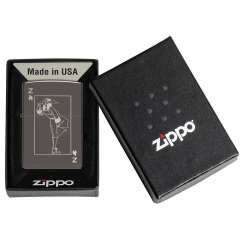 Зажигалка бензиновая Zippo 150 Windy Design Черная (49797) Вишгород