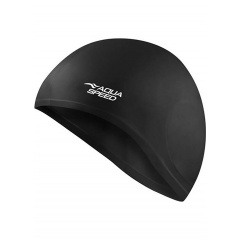 Шапка для плавания Aqua Speed EAR CAP 5873 (128-07) черный Уни (5908217658739) Ворожба
