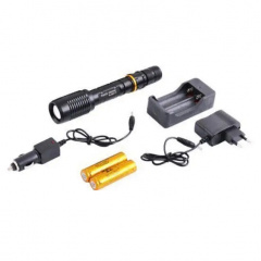 Тактический фонарик Police BL-2804 158000W T6 Black Днепр