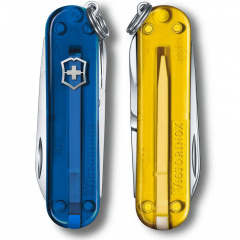 Складной нож Victorinox Classic SD Ukraine Сине-желтый (0.6223.T2G.T81) Покровськ