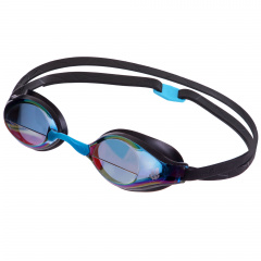 Очки для плавания MadWave Record breaker rainbow II M045403 Черный Конотоп
