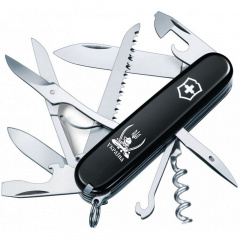 Складной нож Victorinox Huntsman Ukraine 91 мм 15 функций Козак с саблями (1.3713.3_T1110u) Доманівка