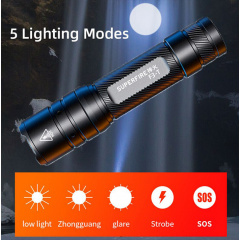 Фонарик ручной аккумуляторный SuperFire F3-T 600 Lumen IP44 Black Оріхів