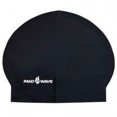 Шапочка для плавания MadWave SOLID SOFT M056502 Черный Золотоноша