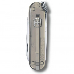 Складной нож Victorinox Classic 58 мм 7 функций Серый полупрозрачный (0.6223.T31G) Киев