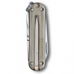 Складной нож Victorinox Classic 58 мм 7 функций Серый полупрозрачный (0.6223.T31G) Киев