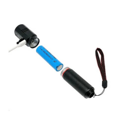 Фонарик тактический светодиодный аккумуляторный Rablex RB262-300000W zoom Черный Винница