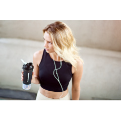 Шейкер спортивный SmartShake Slim 500ml Gray (1838398727) Вінниця