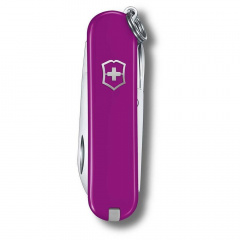 Складной нож Victorinox Classic SD Colors Tasty Grape 58 мм 7 функций Пурпурный (0.6223.52G) Лубны