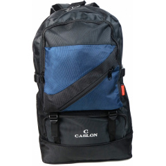 Рюкзак туристический Caslon Черный с синим (S9802 black blue) Гуляйполе
