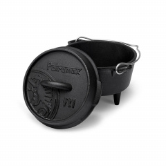 Котелок-жаровня чугунная Petromax Dutch Oven ft1 на ножках 0,9 л (1017-ft1) Чернігів