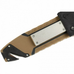 Нож Ganzo G8012V2 Коричневый (1047-G8012V2-DY) Доманівка