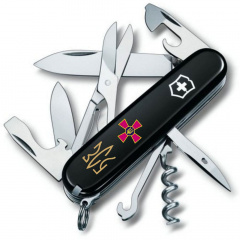 Складной нож Victorinox Climber Army Эмблема ЗСУ и Трезубец ЗСУ (1.3703.3_W1015u) Миколаїв