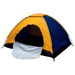 Палатка туристическая Camping Spot 2х1.5х1.1 м Желто-синий Ровно