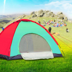 Палатка туристическая 3-х местная кемпинговая No Brand Camping Spot 2х1.5х1.1м Зеленый с красным Київ