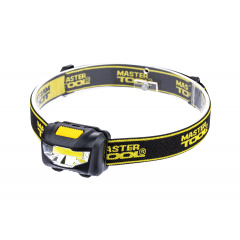 Фонарь налобный MASTERTOOL 3 режима 59х41х32 мм COB LED 3xAAA ABS 94-0811 Луцк