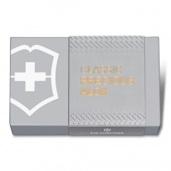 Складной нож Victorinox Classic SD Precious Alox Brass Gold 58 мм 5 функций Золотистый рифленый (0.6221.408G) Киев