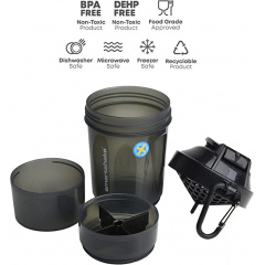 Шейкер спортивний Smartshake Original2GO 600ml Black Якимівка