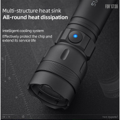 Фонарик ручной аккумуляторный SuperFire GTS6 360 Lumen IP44 Black Тячів
