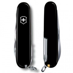 Складной нож Victorinox Deluxe Tinker 91 мм 17 функций Черный (1.4723.3) Жмеринка