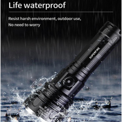 Фонарик ручной аккумуляторный SuperFire R3-P90 2000 Lumen IP64 Black Новое