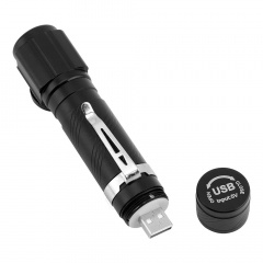 Налобный фонарик RIAS XML-T6 аккумуляторный угловой Black (3_02948) Бердичів