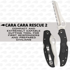 Нож Spyderco Byrd Cara Cara 2 Steel Handle (1013-87.11.10) Ковель