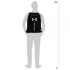 Рюкзак Under Armour Undeniable Sackpack 31.5 л Черный (1369220-001) Калуш