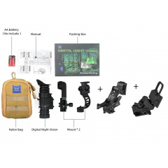 Монокуляр ночного видения PVS 14 с креплениями Mount + крепление Rhino рог + кронштейн FMA L4G24 Черновцы