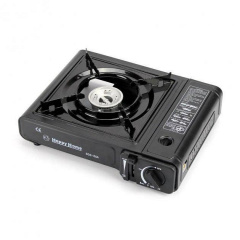 Портативная газовая плита Happy Home BDZ-155-A с керамической инфракрасной горелкой Black (3_01390) Ладан
