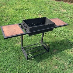 Мангал ЖарОК 145х40х90 см Черный (1657385471) Петрово