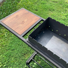 Мангал ЖарОК 145х40х90 см Черный (1657385471) Петрово