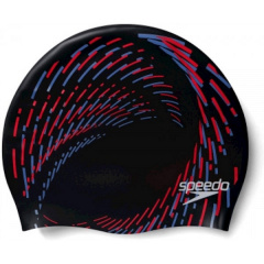 Шапочка для плавания Speedo Rev Moud Silc Cap Au Черно-красный One Size (1000-8-0933714662) Київ