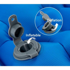 Коврик надувной Naturehike FC-10 NH19Z032-P 195х59х6.5 см Голубой (1047-6927595734261) Киев