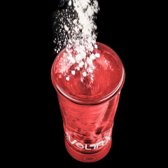 Шейкер спортивный электрический VOLTRX VortexBoost 600 мл Red Ромни