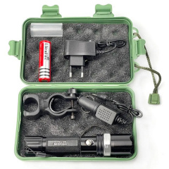 Фонарь тактический аккумуляторный Wimpex WX-T8628 99000W Черный Ворожба
