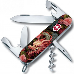 Складной нож Victorinox Spartan Zodiac 91 мм 12 функций Китайский зеленый дракон (1.3603_Z3300p) Кушугум