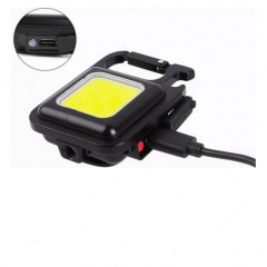 Брелок LED-фонарик аккумуляторный яркий с карабином и магнитом CARPRIE W-5138 Мукачево