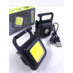 Брелок LED-фонарик аккумуляторный яркий с карабином и магнитом CARPRIE W-5138 Мукачево