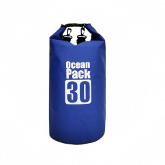 Водонепроницаемая сумка рюкзак гермомешок с шлейкой на плечо Ocean Pack 30 л Blue (5788544) Нововолынск