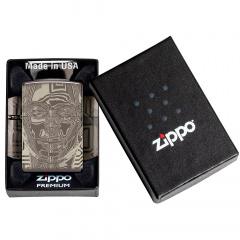 Зажигалка бензиновая Zippo 3D Metal Head Design (46357) Днепр