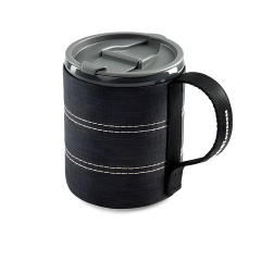 Кружка с неопреновой защитой GSI Outdoors Infinity Backpacker Mug 0.55 л Черный (1099-75285) Калуш