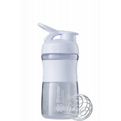 Шейкер спортивный бутылка BlenderBottle SportMixer 20oz/590ml White Original Ужгород
