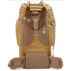 Большой тактический армейский рюкзак с дождевиком Combat Койот (S1645407) Каменка-Днепровская